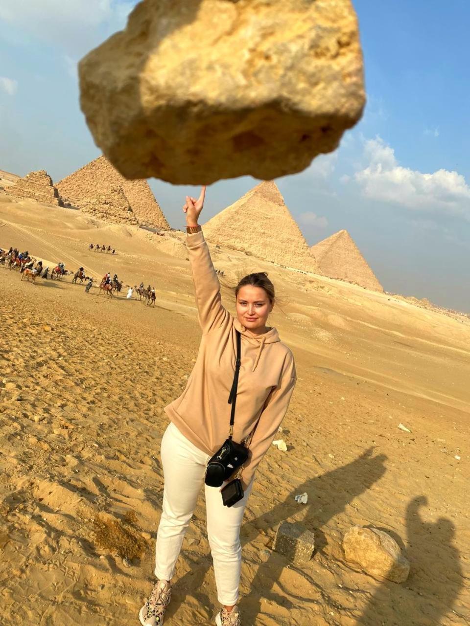 Grand Golden Pyramids View Hotel Kafret el-Gabal المظهر الخارجي الصورة